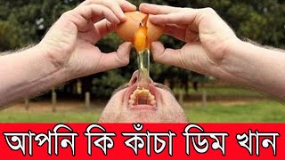 কাঁচা ডিম খেলে কি হয় - জানেন কি আপনি?