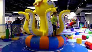 Roma and Diana on Indoor Playground for Kids