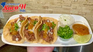 Deliciosos TACOS de Chamberete o Chamarro de Res #tacos