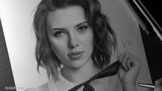 Scarlett Johansson sketch || black widow  sketch || by Mohit bagri