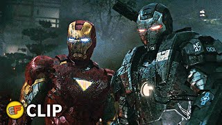 Iron Man & War Machine vs Drones & Vanko - Final Battle Scene | Iron Man 2 (2010