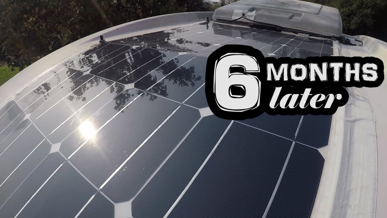 Flexible Solar Panel 6 Months Later Youtube