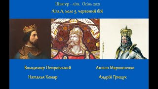 Швагер-ліга. Осінь 2021. Ліга А, коло5, червоний бій