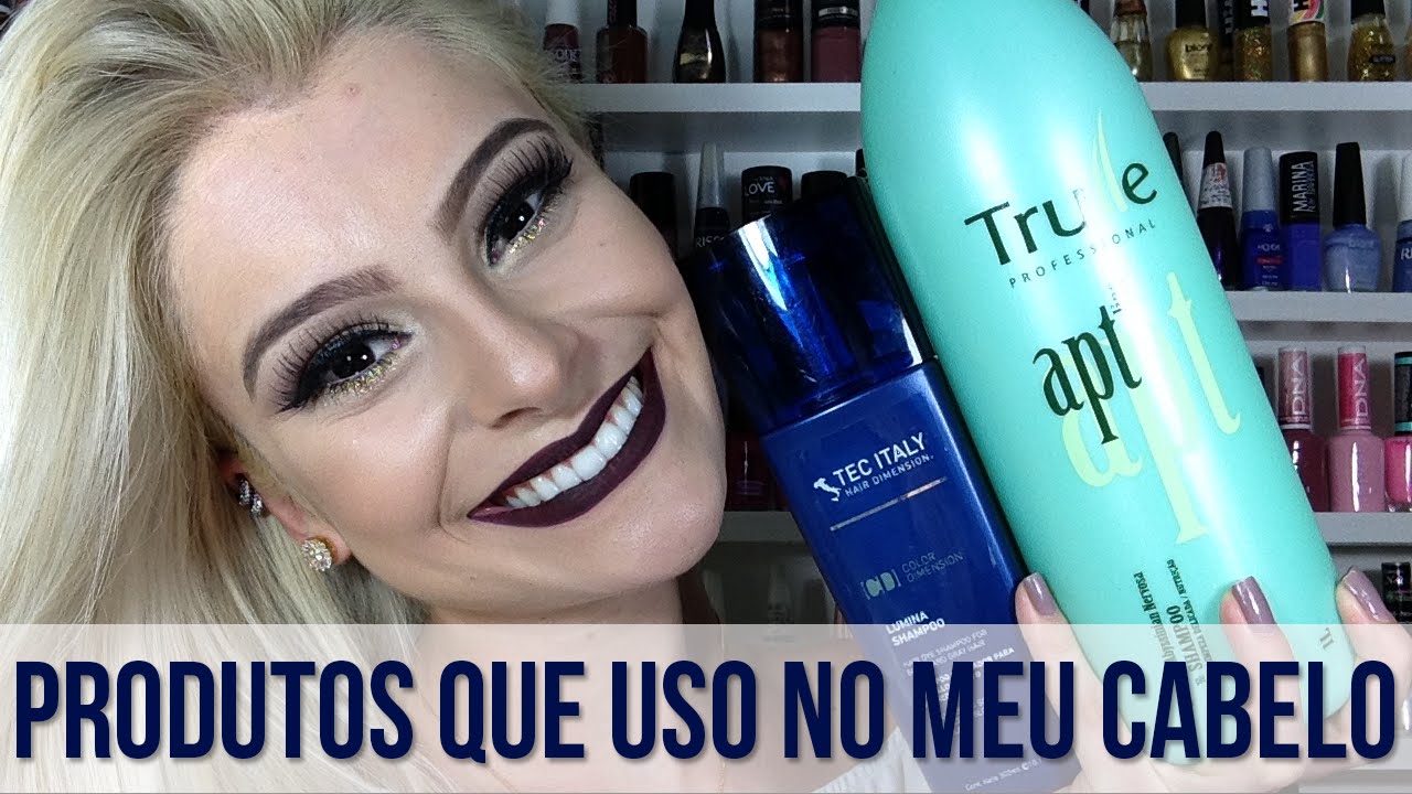 Produtos Que Uso No Meu Cabelo - YouTube