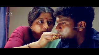 Mother Feed Poisoned Food to Puneeth Rajkumar | Vamshi Kannada Movie Emotional Scene | Lakshmi