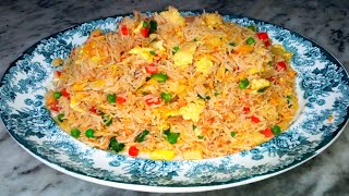 How to Make Pulao Like a Chinese Restaurant | Colourful \u0026 Flavourful Chinese Pulao Recipe