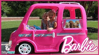 NEW Barbie Dream Camper Power Wheels Ride-On Vehicle with Twins **SO CUTE**