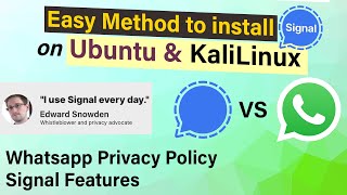 Signal - the most secure messenger - Install signal on Linux [Hindi]