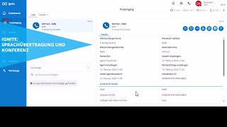 Ignite: Sprachübertragung und Konferenz: MiContact Center Business