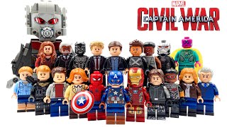 LEGO Captain America Civil War How To Build / Upgrade All Main Characters