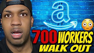 700 AMAZON Workers Walk Out! (live footage) | Working At Amazon