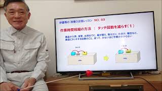 NO.89：作業時間短縮の方法：タッチ回数を減らす（１）／伊藤秀の改善３分間レッスン