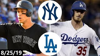 New York Yankees vs Los Angeles Dodgers Highlights | August 25, 2019 (2019 MLB S