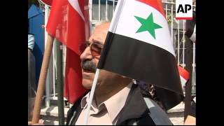 +4:3 PRO-ASSAD DEMO OUTSIDE EMBASSY