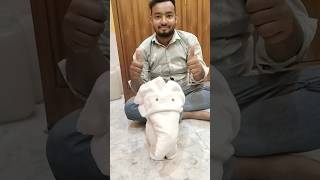 towel making elephant #viral #youtubeshorts #decoration #towelart #towelanimal