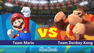 Mario & Sonic at the Rio 2016 Olympic games - Team Mario Vs. Team Donkey Kong
