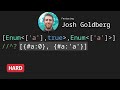 Tuple to Enum Object with Josh Goldberg - TypeScript Type Challenges #472 [HARD]