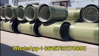 High-strength corrosion-resistant FRP GRP pipes