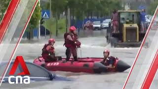 Search and rescue operations underway in Sichuan after heavy rains trigger floods, landslides