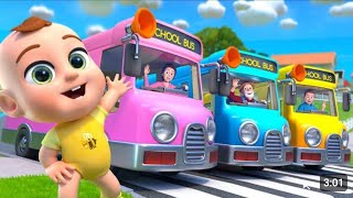 the wheels on the bus kids song| (Family  Version )for kids kids learning @FunTalesTV436  #kidssong