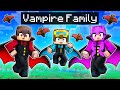 Adopted By A VAMPIRE FAMILY In Minecraft!