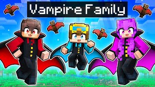Adopted By A VAMPIRE FAMILY In Minecraft!