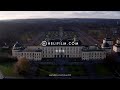 5518. drottningholms slott drottningholm royal castle drone stock footage video