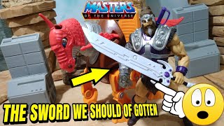 ‼️FAILED‼️THE SWORD MATTEL SHOULD HAVE GAVE MASTERS OF THE UNIVERSE NEW ETERNIA FISTO 🤷🏽‍♂️