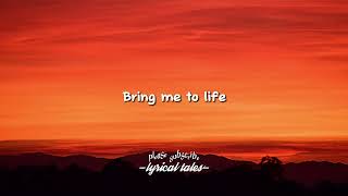 Evanescence - Bring me to life (lyrics)
