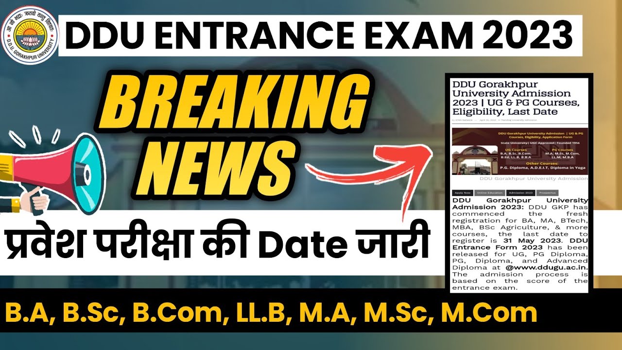 Ddu Entrance Exam Form 2023 Printable Forms Free Online