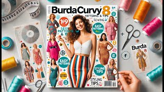 Burda curvy 8/2024.Cucire per passione.🌊⛱️🌞 | Sewing Tips \u0026 Patterns | Fashion Trends 2024