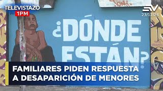 Familiares piden respuesta a desaparición de menores | Televistazo 1PM #EnVivo🔴