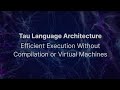 Tau Language Architecture: Efficient Execution Without Compilation or Virtual Machines 🚀