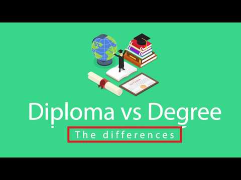 Is a diploma a first degree?