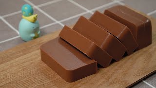 Sweet dessert made of milk and chocolate | No oven, No gelatin dish.