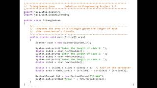 Java Program Lab 3-3: Using Java Math Class to Find the Surface Area and Volume of a Cylinder