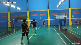 Momen singkat (Ade/Surya vs Lukman/Malika)