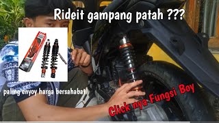 Review shock Rideit Gp 99 Di beat karbu - murah berkualitas!!!