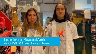 Solvay supports RAHS Green Energy Team