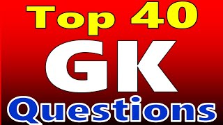 40 Most Frequently Asked General knowledge Gk questions and answers english | interesting gk | upsc