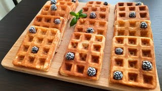 How to Make Homemade Waffles / Տնական համեղ և փափուկ վաֆլիներ