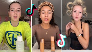 Makeup Tutorial Tiktok Compilation - GRWM  ( Get Ready With Me ) ❤️(Skincare, Makeup, Outfits) 1204🥰