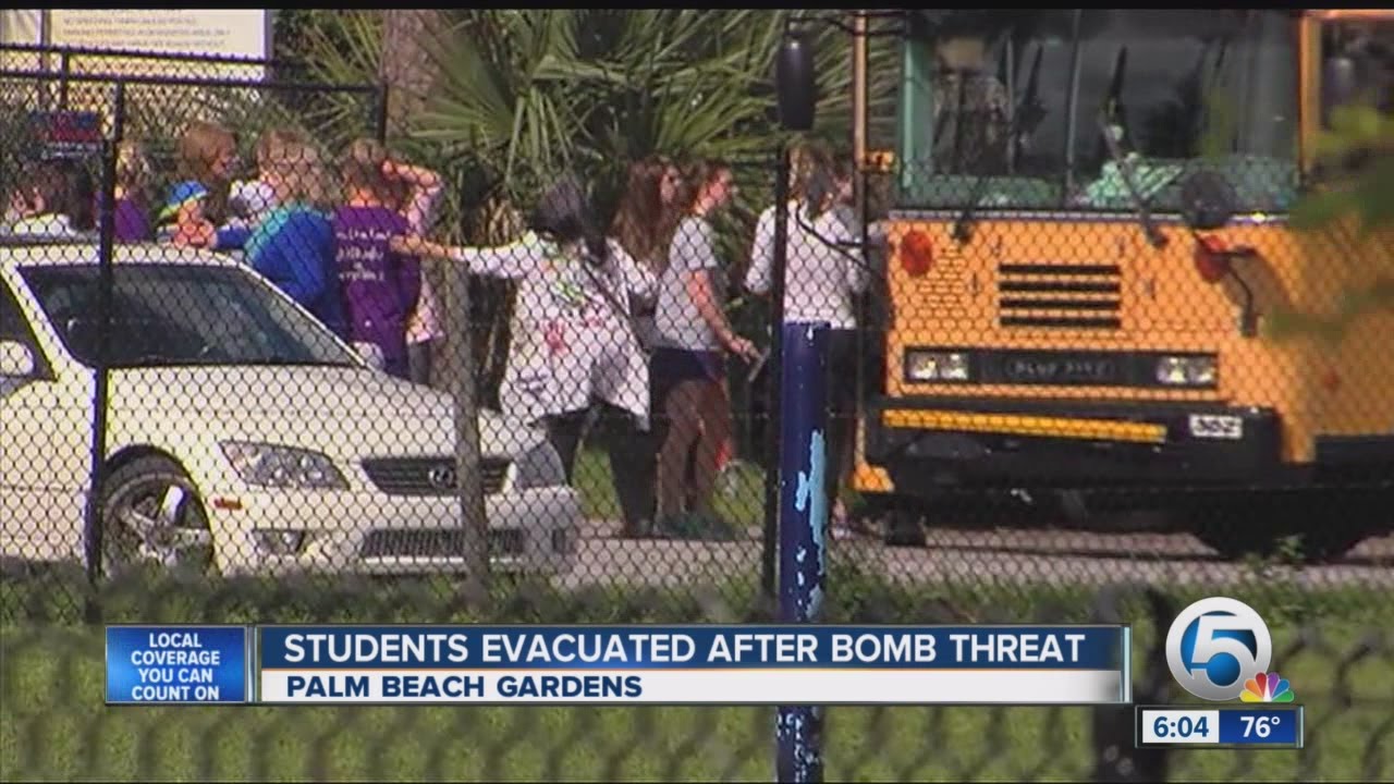 School Evacuated After Bomb Threat - YouTube