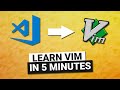 VSCode Vim | Explained in 5 minutes