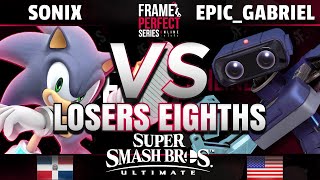 FPS Online Losers Top 8 - Bandits | Sonix (Sonic) vs IluZ | Epic_Gabriel (Rob) - Smash Ultimate