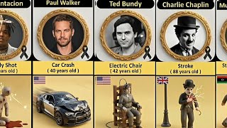 Famous People Who Died in Shocking Ways | DATA COMPARISON |