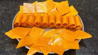 Amba poli | Aam Papad| पारंपारिक पद्धतीने आंबा पोळी कसे बनवावे | आंबा पोळी