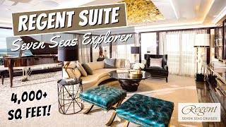 Regent Seven Seas Explorer | Regent Suite Full Walkthrough Tour & Review | 4K