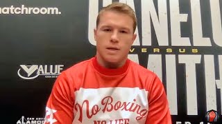 CANELO ALVAREZ "IF SPENCE WANTS TO MOVE UP THAT FIGHT CAN HAPPEN; CALEB PLANT FIGHT WILL HAPPEN"