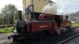 Ffestiniog vintage steam train  Snowdonia  North Wales